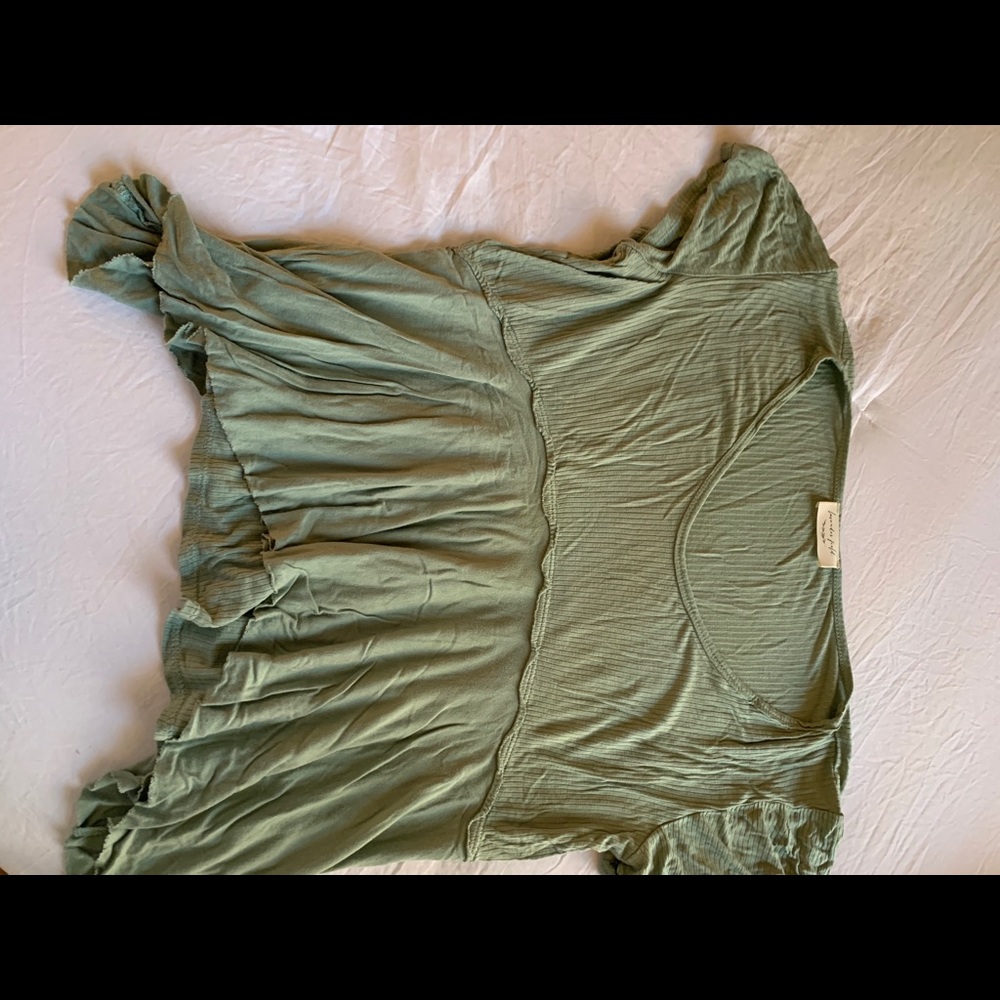 Green Flowy Top